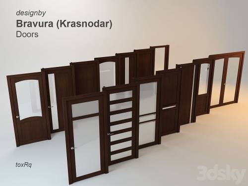 '3dsky Pro - bravura doors 14 PCs.'