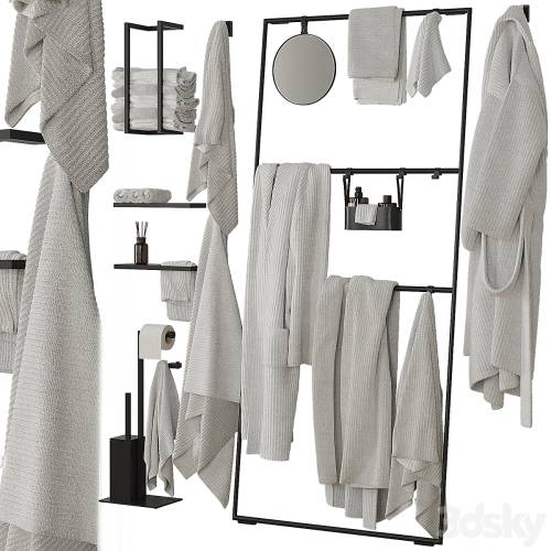 '3dsky Pro - Decorative bathroom set 201'