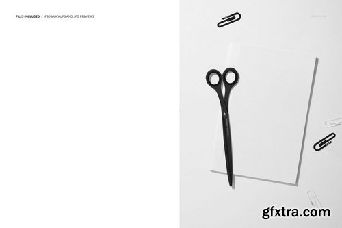 Creatsy - Stationery Scene with Classic Tape-Bound Notebook Mockup - 1107548501 Creatsy - Stationery Scene with Classic Tape-Bound Notebook Mockup - 1107548501