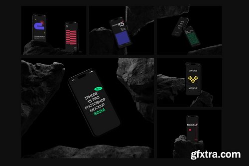 Pixflow - iPhone 15 pro - Device mockup