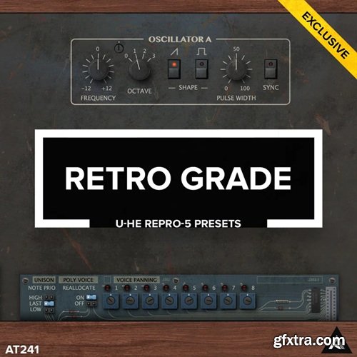 Audiotent Retro Grade u-he Repro-5 Presets Audiotent Retro Grade u-he Repro-5 Presets