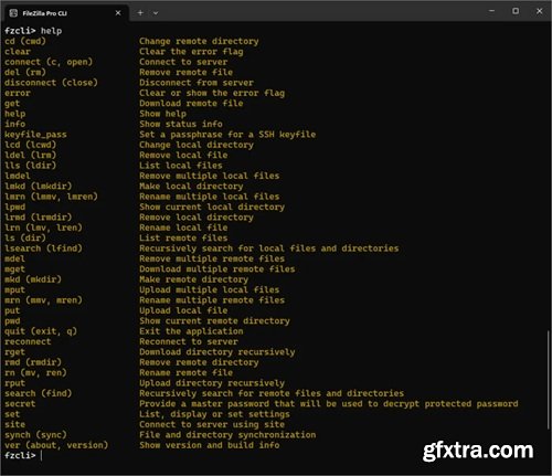 FileZilla Pro Command Line 3.69.1