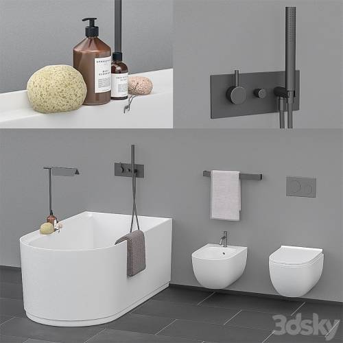 '3dsky Pro - Ceramica Cielo bath set'