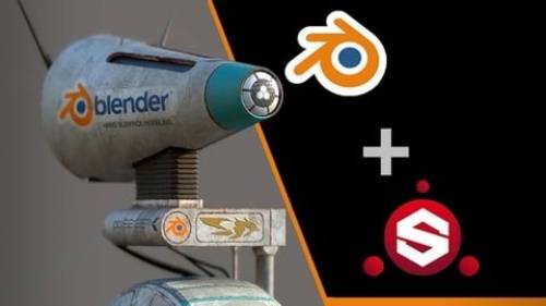 'Udemy - CREATE STAR WAR ROBOT WITH BLENDER AND SUBSTANCE PAINTER'
