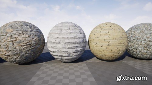 Unreal Engine - Stone Wall Bricks (5.1+)