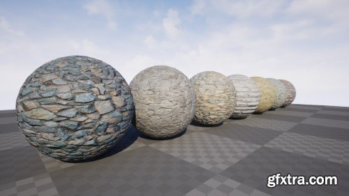 Unreal Engine - Stone Wall Bricks (5.1+)