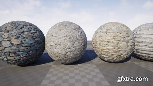 Unreal Engine - Stone Wall Bricks (5.1+)