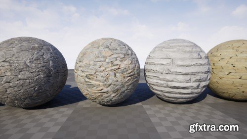 Unreal Engine - Stone Wall Bricks (5.1+)