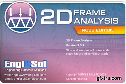 2D Frame Analysis Truss Edition 7.3.2