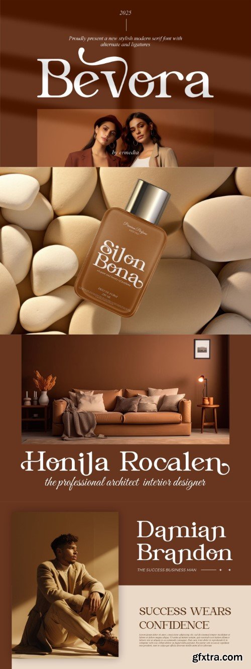 Bevora || Modern Serif Font