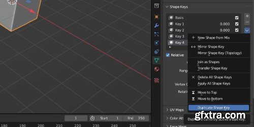 Duplicate Shape Key for Blender