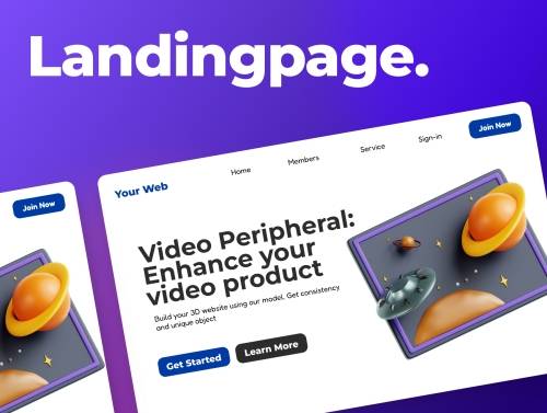 'Video Production 3D Icon Set'