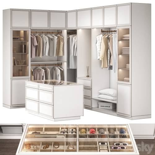 '3dsky Pro - Dressing room with island'