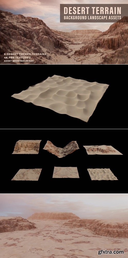 Gumroad - Desert Terrain Landscape