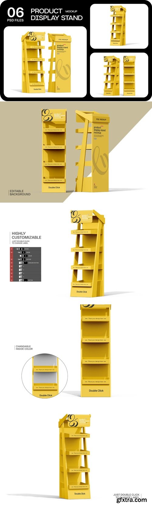 MockupCloud - Advertising POS Display Rack Mockup