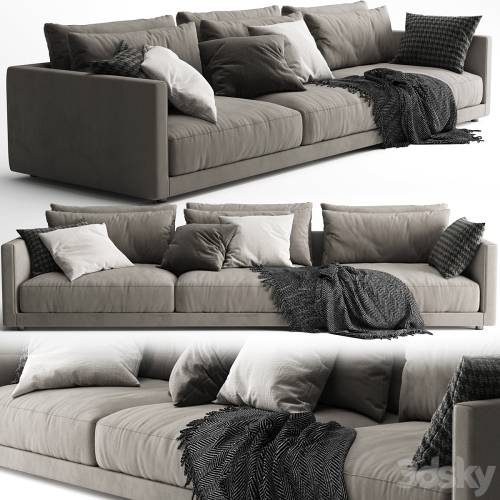 '3dsky Pro - Poliform Bristol Sofa'