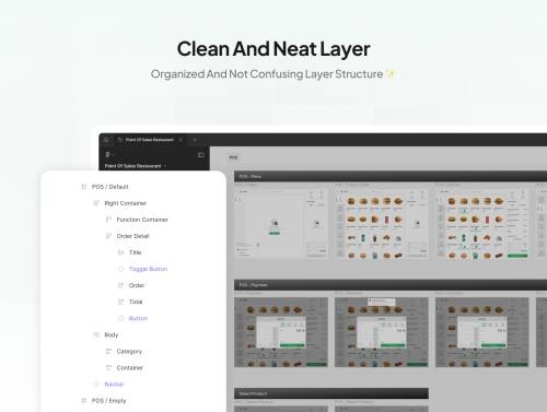 'ClaPos - POS Restaurant UI KIT'