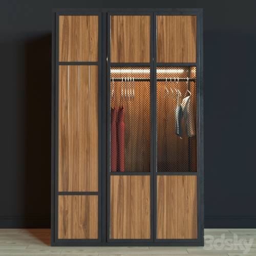 '3dsky Pro - Wardrobe in the style of Loft'