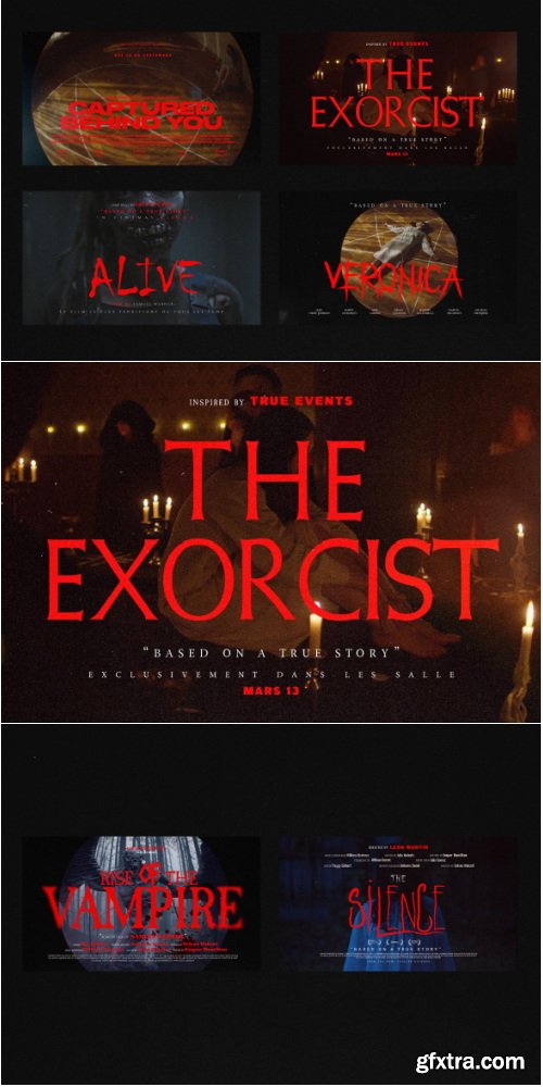 Pixflow - Horror Movie Titles