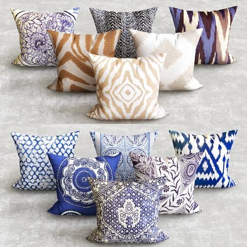 '3dsky Pro - LANAI COLLECTION TRIBAL CIRCLE PILLOW'