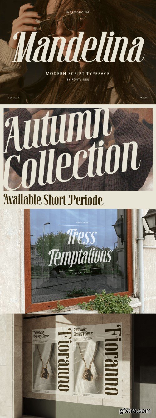 Creativemarket - Mandelina - Modern Script Font