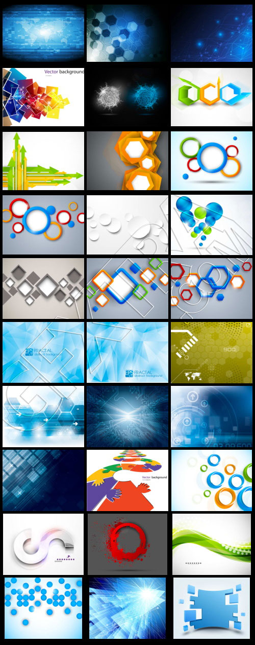 Backgrounds & Elements BUNDLE 365xEPS