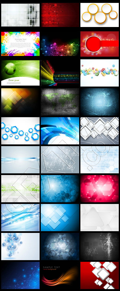 Backgrounds & Elements BUNDLE 365xEPS