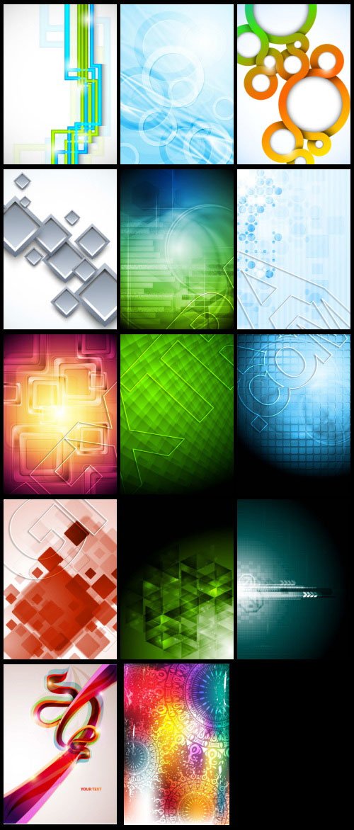 Backgrounds & Elements BUNDLE 365xEPS