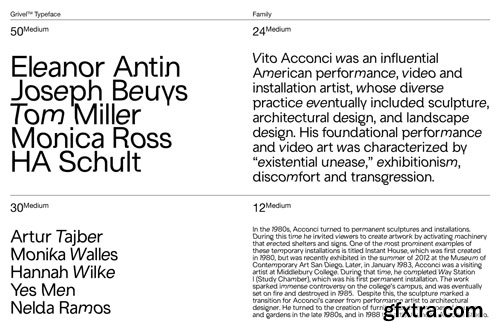 Grivel Typeface 8xOTF
