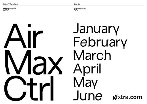 Grivel Typeface 8xOTF