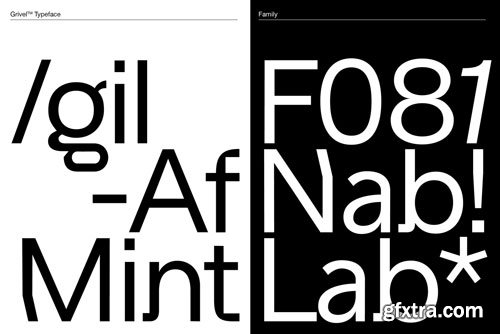 Grivel Typeface 8xOTF