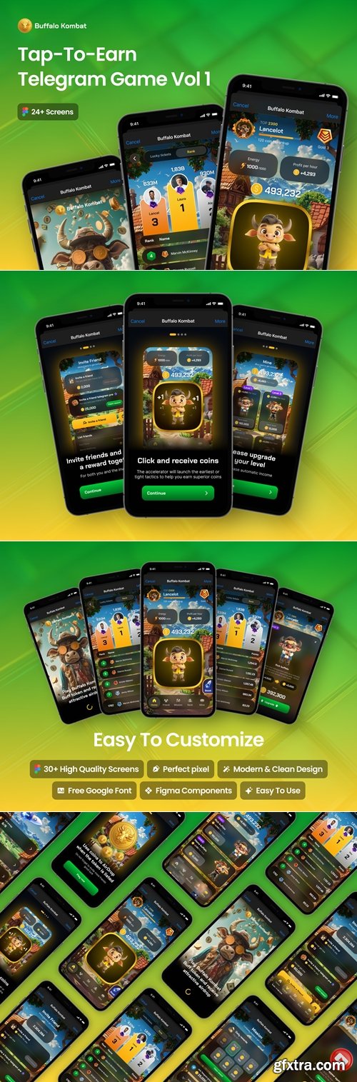 Tap-To-Earn Telegram Game Vol 1