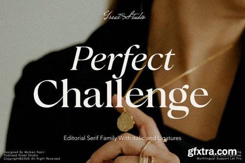 CreativeMarket - Perfect Challenge Serif Family