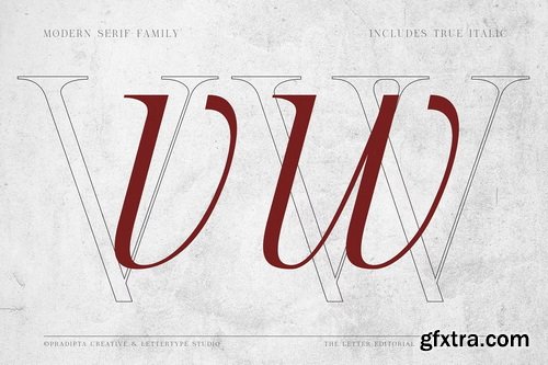 CreativeMarket - The Letter Editorial – Modern Serif