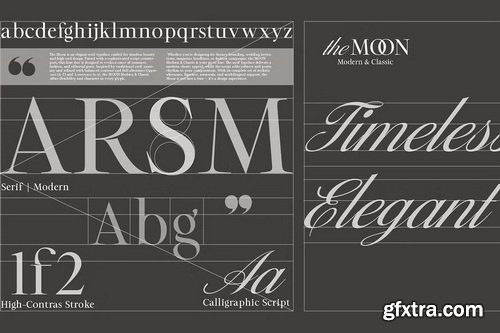 CreativeMarket - The MOON – Modern & Classic Serif
