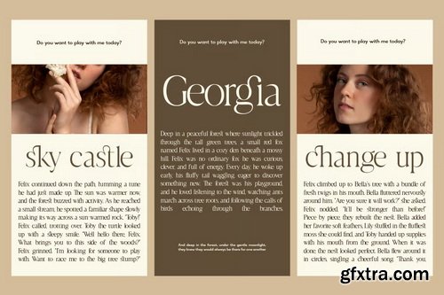 Georgia Classy Serif Font