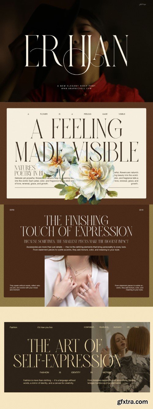 Erhjan Elegant Serif Font
