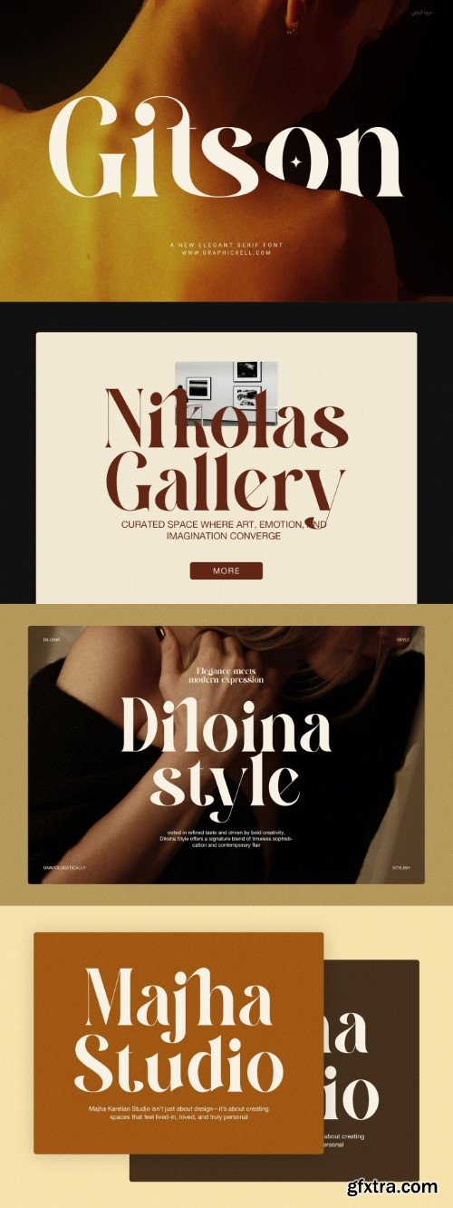 Creativemarket - Giston Elegant Serif Font