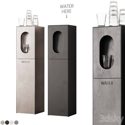 '3dsky Pro - 438 Purifier The Apas Monolith Water Cooler by Vova Alekseev'