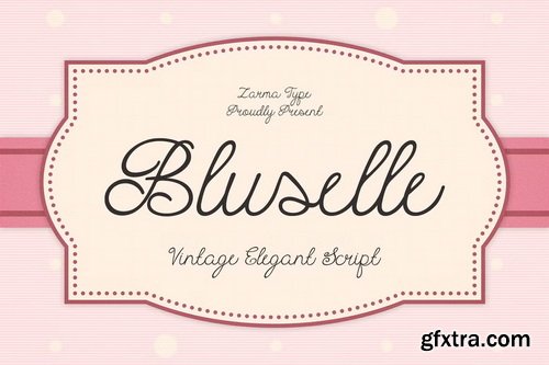 CreativeMarket - Bluselle - Whimsical Script Font