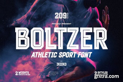 CreativeMarket - Boltzer - Athletic Sport Font