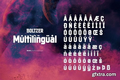 CreativeMarket - Boltzer - Athletic Sport Font