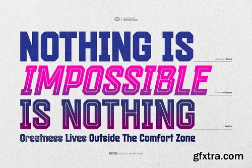 CreativeMarket - Boltzer - Athletic Sport Font