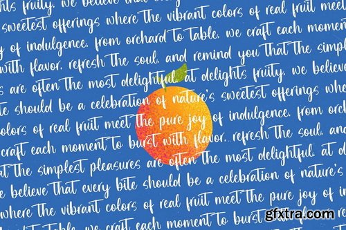 CreativeMarket - Delights Fruity Bold Brush Font