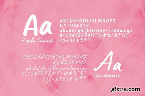 CreativeMarket - Caption Handwriting - Cute Font Duo