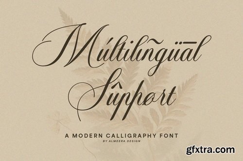 Soralize A Modern Calligraphy Font
