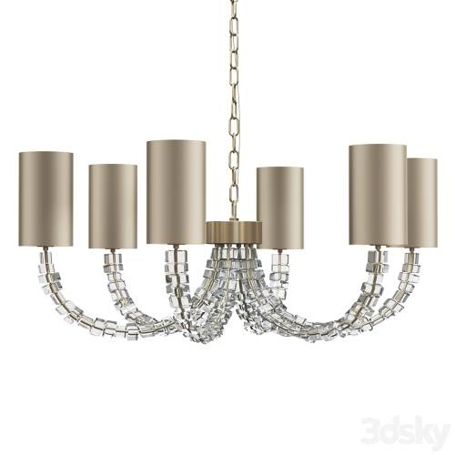 '3dsky Pro - Porta Romana / Round Lartigue chandelier'