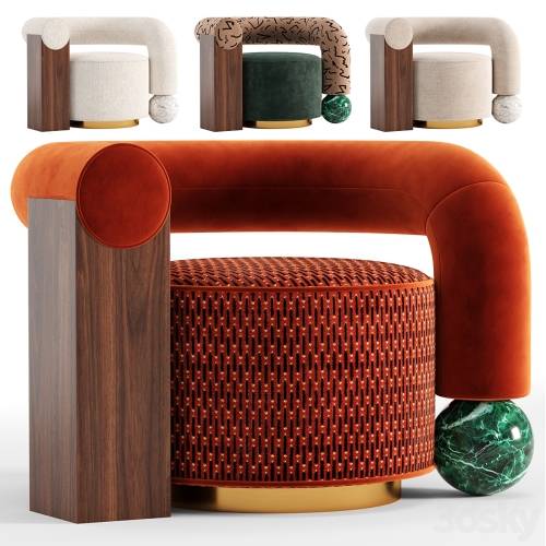 '3dsky Pro - GALATEA armchair'