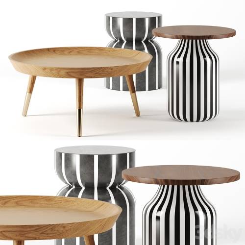 '3dsky Pro - Coffee tables set by urban outfitters' '3dsky Pro - Coffee tables set by urban outfitters'
