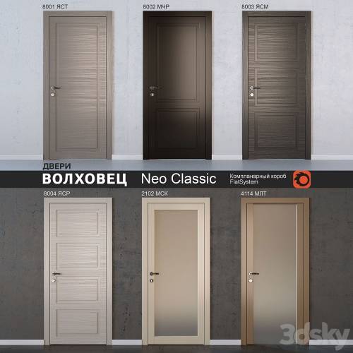'3dsky Pro - Neo Classic Volhovets Doors Collection' '3dsky Pro - Neo Classic Volhovets Doors Collection'